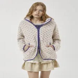 [AK플라자] [후아유] 여성 Dot Pattern Fleece Jacket WHMZF4V61F