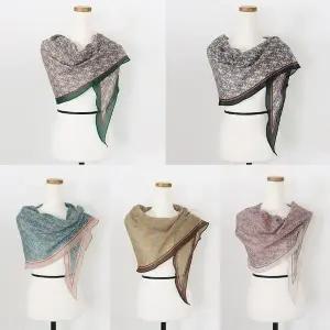 [샵앤] 25FW 신상 국산 여성 S고리 마름모 스카프 DRN-WSC-0881