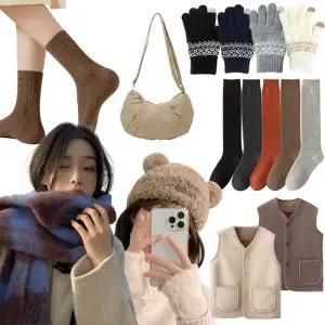 [20+5%] 가을/겨울 필수템 모음전 스카프/머플러/장갑/수면양말/바라클라바/잠옷