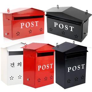 벽걸이우편함 단독 다가구우체통 다세대 꽃펀칭
