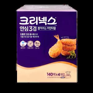 크리넥스 뽑아쓰는 키친타올 140매 4입 x 1개