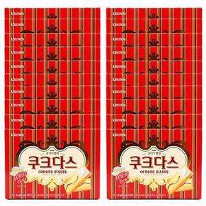 크라운 쿠크다스 화이트토르테 128gx20개 1박스 과자 간식 안주 초콜릿