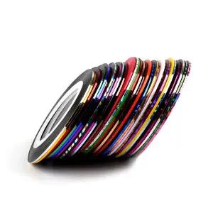 LT_네일스티커 레이저 라인테이프 1mm,2mm 20종택1