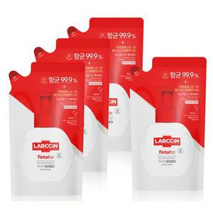 랩신 핸드워시 손세정제 토탈 450ml 리필 4개