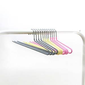 LOIKO 논슬립 옷걸이 L자 코팅 바지걸이 20P