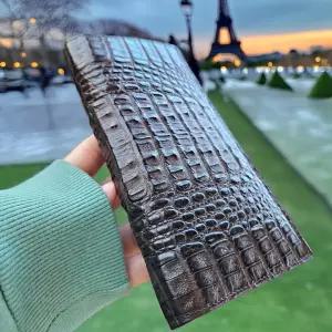 리얼 악어 가죽 남성 장지갑 천연 악어 가죽 국내제작 선물 단체 주문가능 고퀄리티 고품질