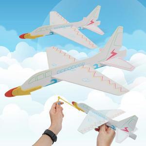 [키드아이템]2000 DIY 무지 배틀글라이더(1p) 종이 조립 비행기
