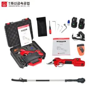 화신금속 충전 전동 전지가위 풀세트 S-3000
