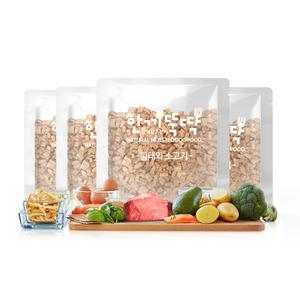 펫토리아 한끼뚝딱 소프트 강아지사료 샘플 50g x 4개 4종맛