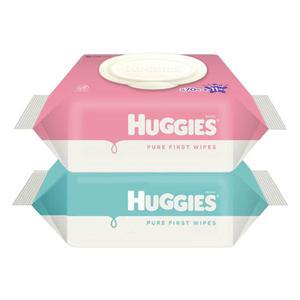 하기스 퓨어퍼스트 캡 70+11매 물티슈 (1박스 24팩)