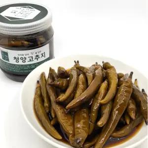 [HACCP인증] 동촌명가 국내산 청양고추지 삭힌 고추지 간장고추지 1kg, 2kg