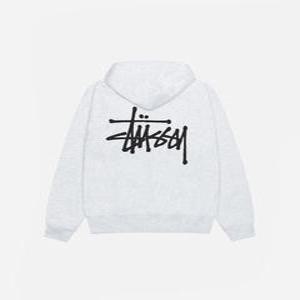 스투시 베이직 후드 에쉬 헤더 그레이 1925000