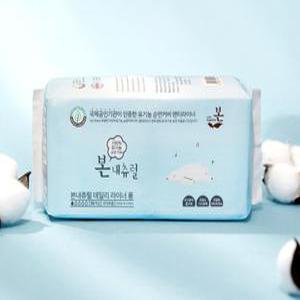 유기농본 본내츄럴 팬티라이너 롱 36개입 5팩 1세트