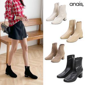 [아나이스] 스판 앵클부츠 균일가 3cm/6cm_24FW270 [무료배송]