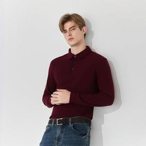 [슈페리어]  (정가158000)남성 기모 카라 티셔츠 와인 (IMTEKS40379)