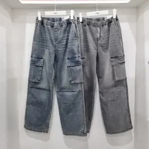 스판 카고 카펜더 와이드핏 청바지14520-055-403-10