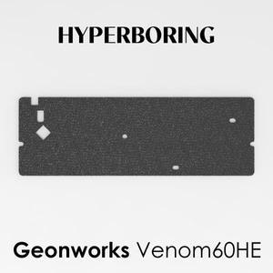 Geonworks Venom60HE 포지셔닝 플레이트 및 폼 Fr4/Alu/탄소 6.25/7U 재질 게임용 기계식 키보드 액세서리