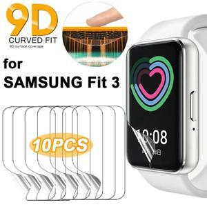 갤럭시 FIT 3 스마트워치 보호 필름, HD 투명 하이드로겔 기포 방지, 풀 커버리지, 시계 화면