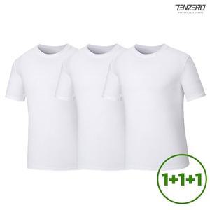 텐제로 흰색3종세트 30수 면티셔츠/반팔티셔츠 S2305MT-013HS