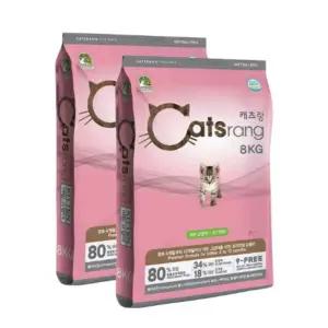 캐츠랑 키튼 고양이 사료 8kg 2개