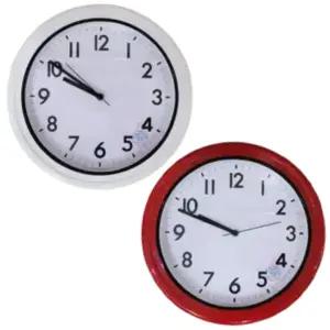 TIME STORY 욕실 방수 저소음 벽시계 (33cm) 인테리어 사우나 목욕탕