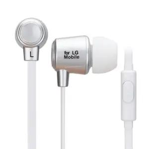 for LG Mobile 이어폰 FLM-H100 실버/휴대폰/노트북/커널형/PC용/노이즈/캔슬링/유선/고음질/스마트폰/음악