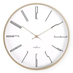 롱넘버 골드 벽시계 (Long Number Gold Wall Clock)심플한벽시계 무소음시계 무소음