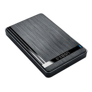 SSD 외장 스 지 HDD 박스용 모바일 하드 드라이브 케이스 2 5 인치 SATA USB3 0 인클로저 0/2 케이블 ABS