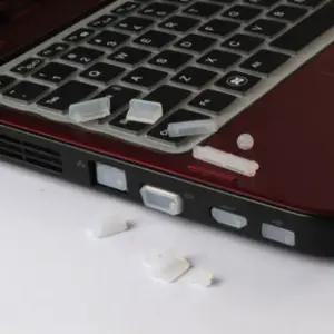 노트북 PC 포트 USB 마개 세트 먼지 차단 보호 캡 다용도 구성 이물질방지