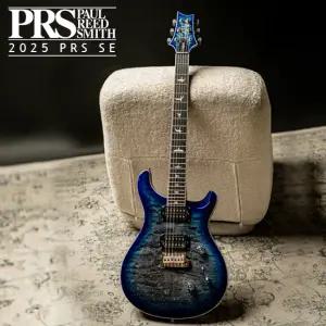 PRS SE 2025 일렉기타 Custom 24 Quilt LTD - Charcoal Blue Burst