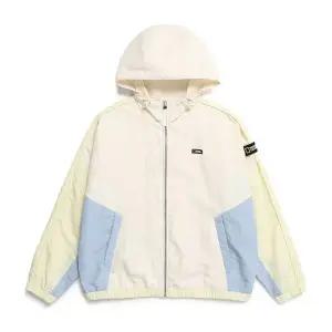 [내셔널지오그래픽] N231WFT990 여성 우븐 배색 트레이닝 집업 CRYSTAL BEIGE