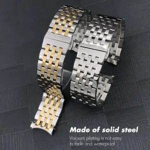 티쏘 T063 스테인리스 스틸 20mm 시계줄 솔리드 커브드 엔드 메탈 시계 스트랩 T063610 T063617 남성용 팔