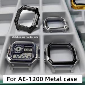 카시오 3299 AE-1200WH D B WS-1600H 금속 케이스 모드 키트, 실버 골드 블랙 베젤,