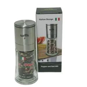 스텐 후추갈이(70ml) 소금통 소스통 양념통 주방용품/조리 조미료 보관 용기 미니 후추 양념 통후추 기계