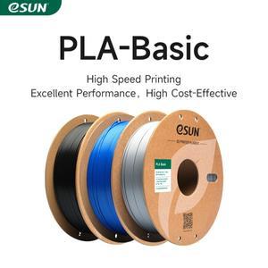 필라멘트 eSUN PLA 3D 필라멘트 베이직 프린터 (밤부랩용) 1KG 1.75MM 업그레이드된 DIY 아트 PLA-베이직