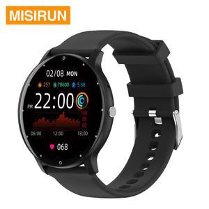 SIRUN 남녀공용 블루투스 트래커 방수 24 스포츠 시간 스마트 스마트워치 IP67 모니터링 워치 통화