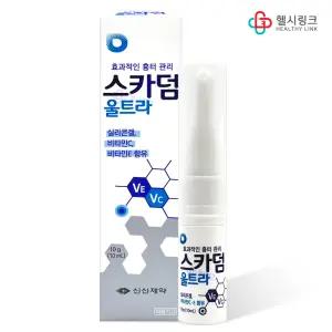 신신제약 스카덤울트라 10g 상처 흉터 연고 켈로이드 점착성투명창상피복재 국내제조
