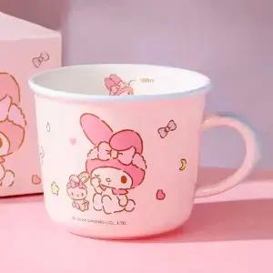 [골드스마일]산리오 마이멜로디 투톤 눈금 머그컵 340ml