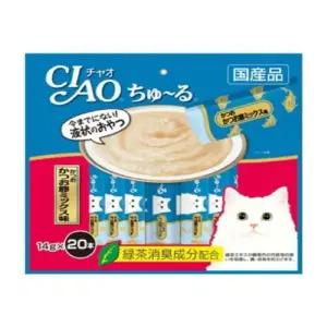 고품질 가다랑어 수제 간식 챠오츄르 믹스 20p 고양이 훈련용 (WFK7N7V)