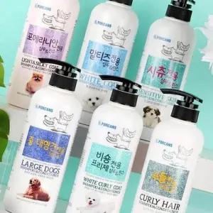 중대형견 강아지용 샴푸 린스 겸용 550ml 애견 세정제 털 관리용