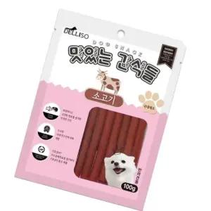 고품질 소프트 강아지 간식 소고기 져키 5개입 피부 건강 (WFK7DSK)