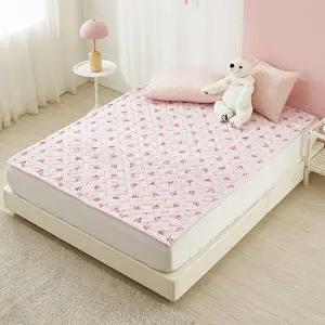 [한일의료기]캐치티니핑 2in1 카본탄소매트 전기요 패드핏 하츄핑 핑크 퀸 150X200cm