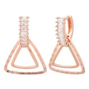 [오노마] ONM 14K 금침 로즈골드 원터치링 컷팅링 드롭 큐빅