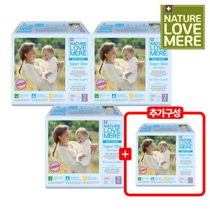 네이쳐러브메레 슈퍼슬림 밴드기저귀 소형 20매 3팩 + (Gift) 1팩 더 총 4팩