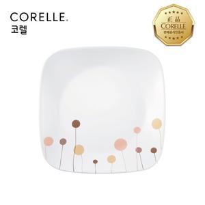 코렐 꽃솜 사각 접시 중