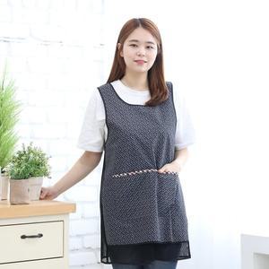 [이솔홈] 메쉬 방수 꽃무늬 앞치마