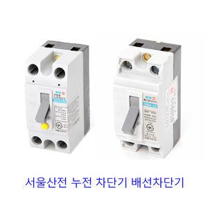 서울산전 누전차단기 배선차단기 2P 15A 20A 30A