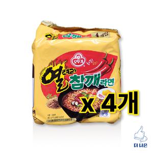 오뚜기 열려라 참깨라면 4개입 (115g X 4입) X 4 [총 16개입]