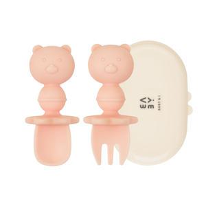 베이비앤아이 꼬미 자기주도스푼, 코랄핑크, 1개