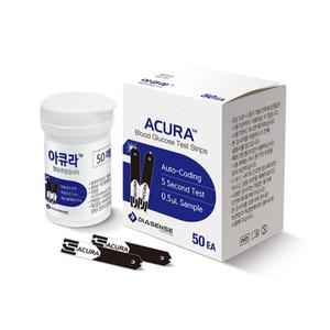 아이센스 아큐라뷰 / 아큐라플러스 혈당시험지 혈당측정검사지 1박스 50매 - 27년 03월